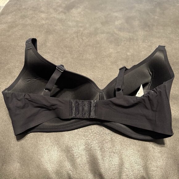 Wacoal T-Shirt Bra Women's Black Classic Comfort First Contour Wire Free Sz 34DD - Picture 7 of 8